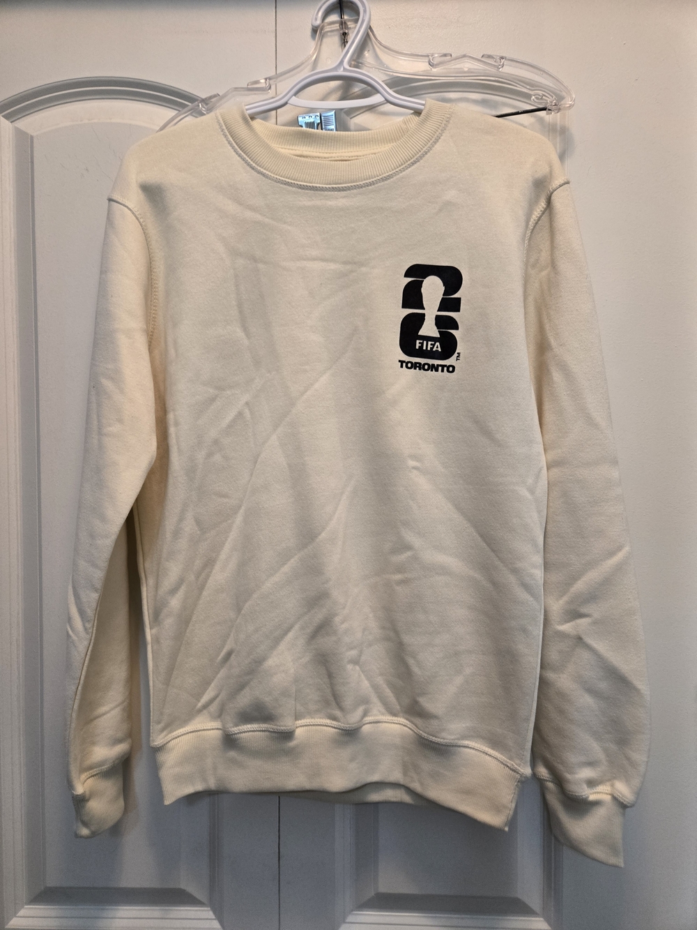 FIFA Toronto Cream Crewneck Sweatshirt - Minimal Logo